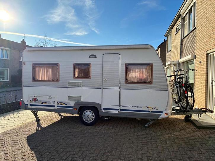 Dethleffs 430db caravan met zakluifel, voortent en mover, Caravans en Kamperen, Caravans, Particulier, tot en met 4, 1000 - 1250 kg