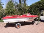 Speedboot met trailer, Ophalen, Geen motor, Gebruikt, Minder dan 70 pk