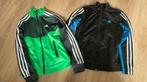 2x Adidas trainingsjas, Jongen of Meisje, Gebruikt, Ophalen of Verzenden, Sport- of Zwemkleding