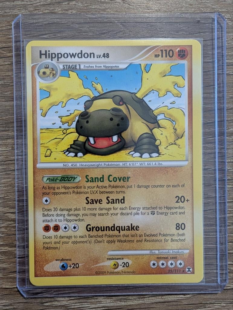 Hippowdon uit Rising Rivals 25/111, Ophalen of Verzenden, Zo goed als nieuw, Losse kaart