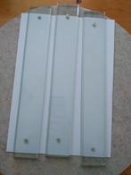 3 Glazen smetplaten uit de jaren 50/ 60., Doe-het-zelf en Verbouw, Deuren en Horren, Binnendeur, Minder dan 200 cm, Ophalen of Verzenden