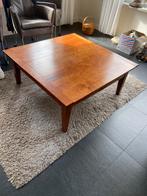 Mahonie houten salontafel, Ophalen, Gebruikt, Vierkant, Minder dan 50 cm