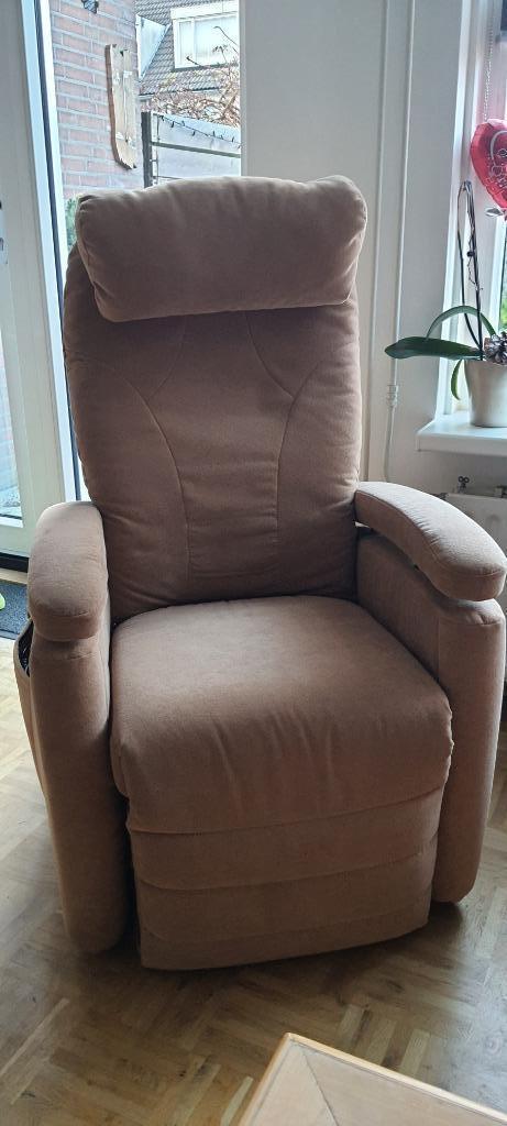 Zorgdrager fitform sta op stoel, Huis en Inrichting, Stoelen, Zo goed als nieuw, Eén, Stof, Bruin, Ophalen