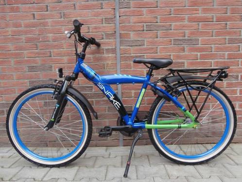 IN NIEUWSTAAT! Batavus Snake 24 inch. blauw-groen, Fietsen en Brommers, Fietsen | Jongens, Zo goed als nieuw, 24 inch, Handrem