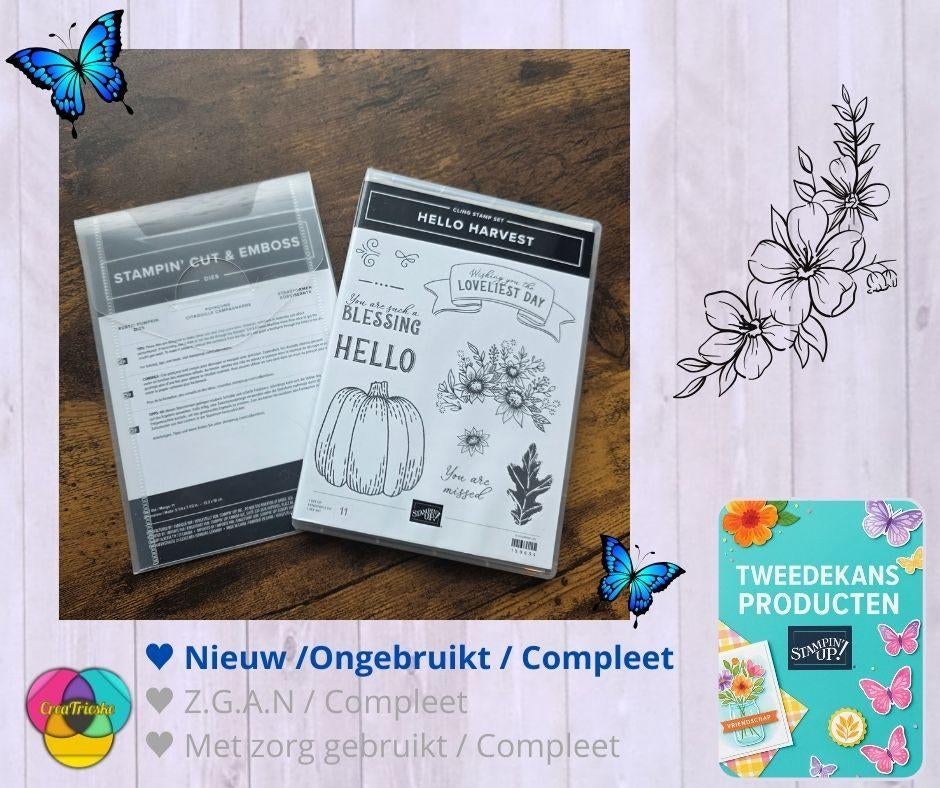 Stampin Up Bundel NIEUW; Hello Harvest, Verzenden, Nieuw, EZ-mounted stempel