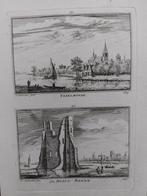 151-152 / Ysselmonde - IJsselmonde Gravure van A. Rademaker, Antiek en Kunst, Ophalen of Verzenden