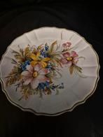 Vintage Nove Bassano Bord met Bloemen, Antiek en Kunst, Antiek | Porselein, Ophalen of Verzenden