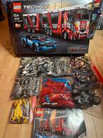 Lego Technic 42098 Autotransporter, Ophalen of Verzenden, Zo goed als nieuw, Complete set, Lego