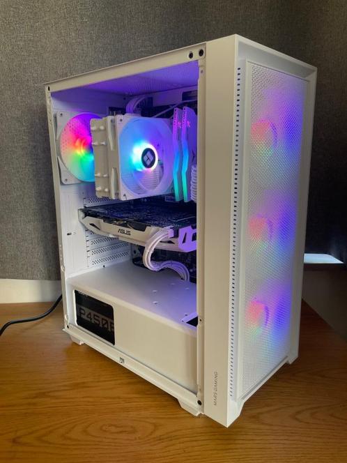 Witte RGB Gaming PC – Nieuw – Nvidia GTX 1070 | i5 |, Computers en Software, Desktop Pc's, Nieuw, 4 Ghz of meer, SSD, 16 GB, Gaming
