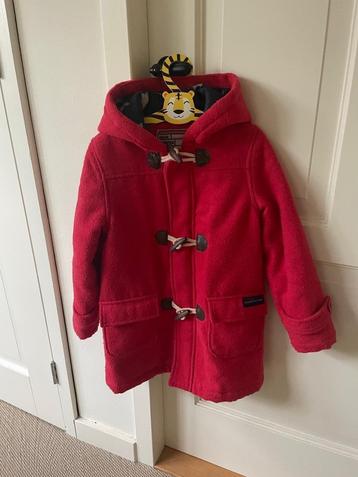 Houtje touwtje winterjas rood maat 122-128 beschikbaar voor biedingen