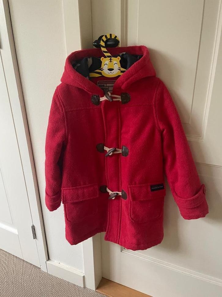 Houtje touwtje winterjas rood maat 122-128, Kinderen en Baby's, Kinderkleding | Maat 122, Gebruikt, Meisje, Jas, Ophalen of Verzenden