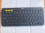 Toetsenbord Logitech K380 draadloos, Computers en Software, Toetsenborden, Ophalen, Zo goed als nieuw, Draadloos, Qwerty