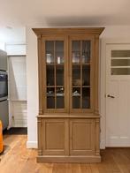 Vintage Bruin-Grijze Buffetkast in 2 Delen, Huis en Inrichting, Gebruikt, 100 tot 150 cm, 200 cm of meer, Ophalen of Verzenden