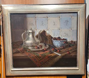 Schilderij "Stilleven" E.P. Moleveld  beschikbaar voor biedingen