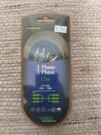 Nieuw Bandrigde 3 phono pluggen VL5300 (4), Audio, Tv en Foto, Audiokabels en Televisiekabels, Ophalen of Verzenden, Nieuw, Minder dan 2 meter