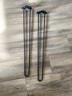 Haarspeld poten 72 cm, 2 stuks, Huis en Inrichting, Tafelonderdelen, Tafelpoot, Minder dan 50 cm, 50 tot 100 cm, Ophalen of Verzenden