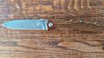 Fox Terzuola Folder FO FX-525DB Bocote Damascus zakmes, Verzenden, Zo goed als nieuw