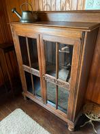 Vintage Vitrinekast met Glas - Jaren '60, Ophalen, Gebruikt, 100 tot 150 cm, 50 tot 100 cm