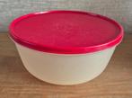 Tupperware bak met rood deksel 4L Ø 25cm, Ophalen of Verzenden, Zo goed als nieuw, Rood, Bak of Kom