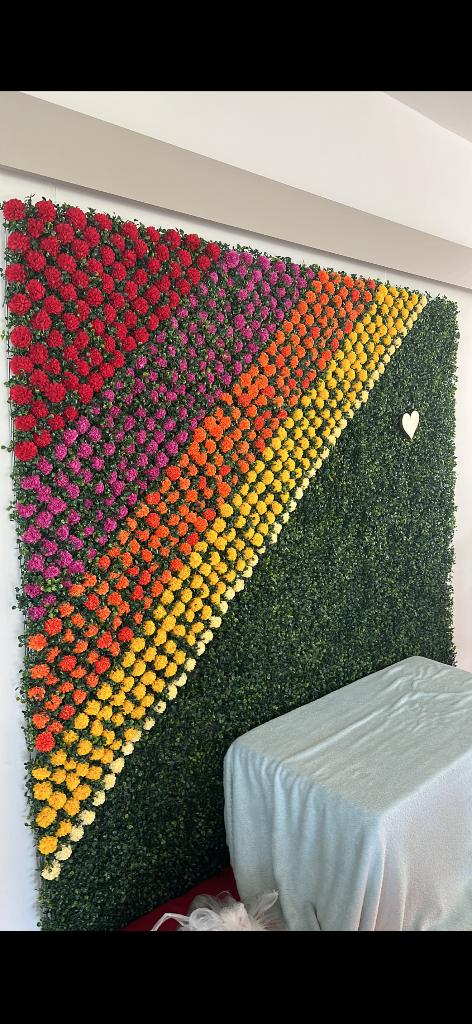 Groene wand bloemenmuur, Ophalen, Gebruikt, Materiaal