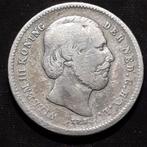 25 Cent 1890 Willem III, Postzegels en Munten, Munten | Nederland, Koning Willem III, Verzenden, Zilver, 25 cent