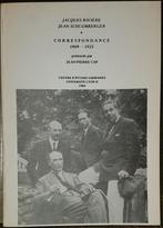 Jacques Rivière & Jean Schlumberger - Correspondance, Ophalen of Verzenden, Zo goed als nieuw
