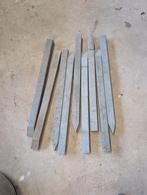 Ecoborder piket paaltjes 40 cm kunstof border 9 stukd, Tuin en Terras, Ophalen of Verzenden, Gebruikt, Kunststof, Overige typen