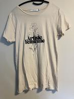 Costes creme kleurig t-shirt met bloemen maat XS, Beige, Ophalen of Verzenden, Zo goed als nieuw, Korte mouw