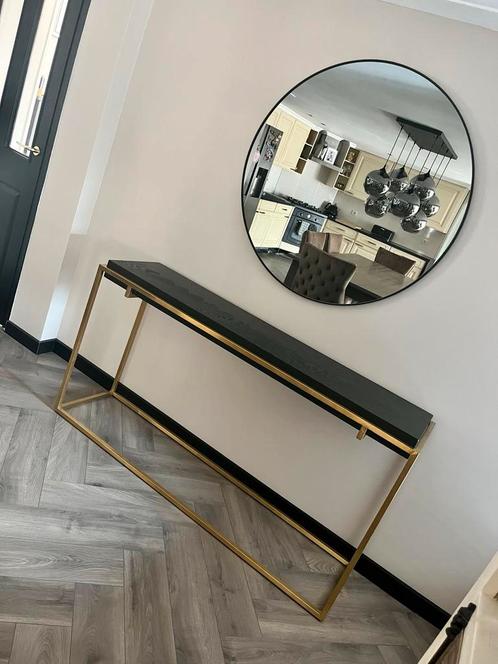 Sidetable dubbelman design als nieuw, Huis en Inrichting, Tafels | Sidetables, Zo goed als nieuw, 25 tot 50 cm, 100 tot 150 cm