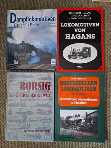 Vier boeken in het Duits over locomotieven  beschikbaar voor biedingen