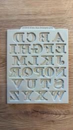 Mold letters, Ophalen of Verzenden, Zo goed als nieuw, Taarten of Cupcakes, Versiering