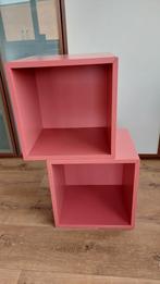 2x Ikea Valje kubus Rood, Huis en Inrichting, Minder dan 100 cm, 25 tot 50 cm, Minder dan 50 cm, Ophalen of Verzenden