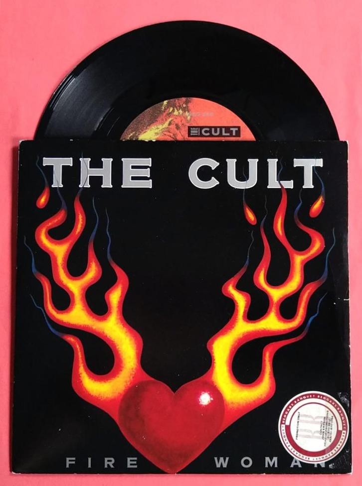 The Cult - Fire woman / Automatic blues (Promo UK*), Cd's en Dvd's, Vinyl Singles, Single, 7 inch, Verzenden