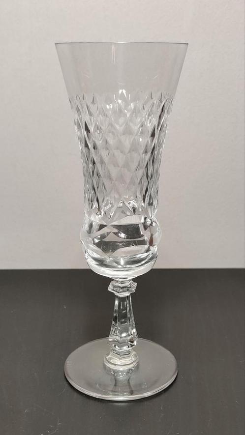 Champagneglas Val Saint Lambert, Antiek en Kunst, Antiek | Glas en Kristal, Ophalen of Verzenden