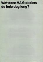 Volkswagen en Audi modellen 1980 folder, Ophalen of Verzenden, Zo goed als nieuw, Volkswagen