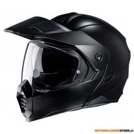 HJC C80 Enduro Helm, Mat Zwart, Motoren, Kleding | Motorhelmen, Nieuw met kaartje, Ophalen of Verzenden