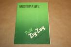 Full Zig-Zag Sewing Machine. Instruction Manual., Ophalen of Verzenden, Gelezen