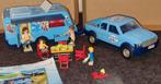 Playmobil 9502 Pick-up truck met caravan. Helemaal compleet., Ophalen of Verzenden, Zo goed als nieuw