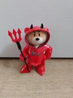 Red horny devil beertje beeldje / bad taste bear, Verzamelen, Ophalen of Verzenden, Zo goed als nieuw, Fantasy