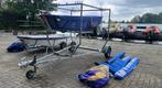 Triple boottrailer voor optimist en laser, Watersport en Boten, Zeilen en Zeiltoebehoren, Ophalen, Gebruikt