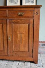 Prachtige antieke eiken Art Deco meidenkast, dressoir, Verzenden
