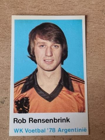 Rob Rensenbrink voetbalplaatje WK 1978 Gilda Kortekaas beschikbaar voor biedingen