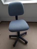 Bureaustoel - Verstelbaar & Op Wieltjes, Ophalen, Gebruikt, Grijs, Bureaustoel
