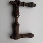 Gietijzeren deurkruk, Ophalen of Verzenden, Gebruikt, IJzer, Klink of Kruk