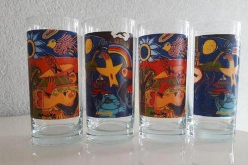 Vier Glazen Corneille, Verzamelen, Glas en Borrelglaasjes, Zo goed als nieuw, Ophalen of Verzenden