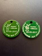 winkelwagenmuntjes 24e muntenbeurs 2 verschillende, Verzamelen, Ophalen of Verzenden