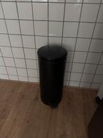 Brabantia NewIcon Prullenbak - 30 liter  zwarr, Ophalen, Gebruikt, Rvs, 50 tot 75 cm