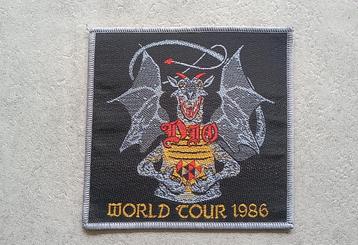 Dio vintage 1986 world tour patch 3   beschikbaar voor biedingen