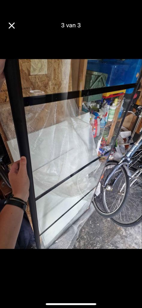 Nieuwe Douchedeur, Doe-het-zelf en Verbouw, Deuren en Horren, Nieuw, Overige typen, 200 tot 215 cm, 80 tot 100 cm, Glas, Schuifdeur