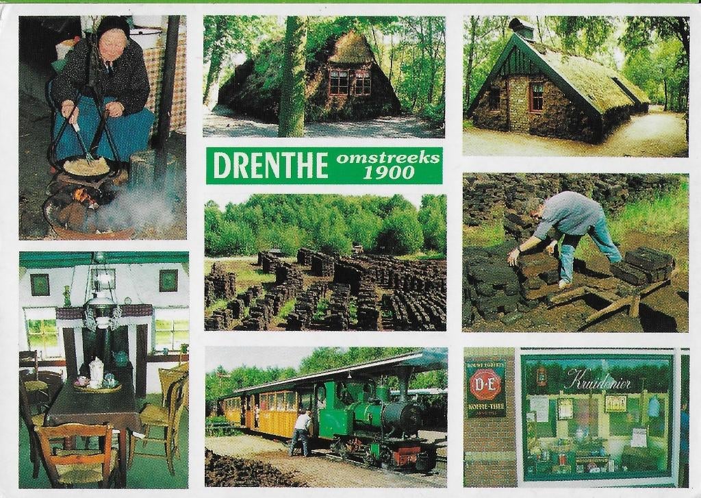 Ch912 Gelopen ansichtkaart drente, Ophalen of Verzenden, 1980 tot heden, Gelopen